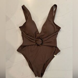 Summersalt Ribbed Belted Backflip Swimsuit